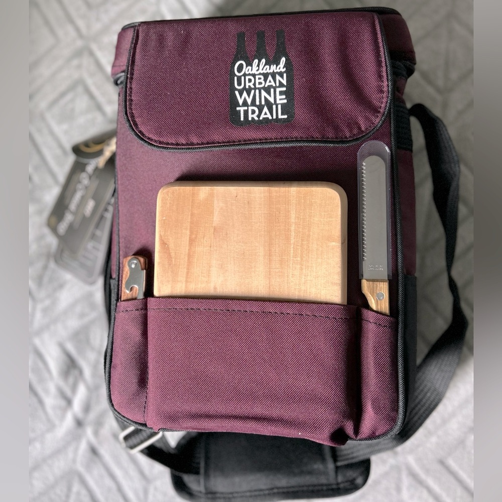 Legacy Wine & Cheese Tote - Promo Gift Oakland Urban Wine Trail New In Box